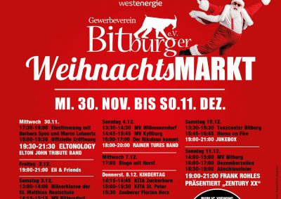 Bitburg Weihnachtsmarkt 2022 | Programm